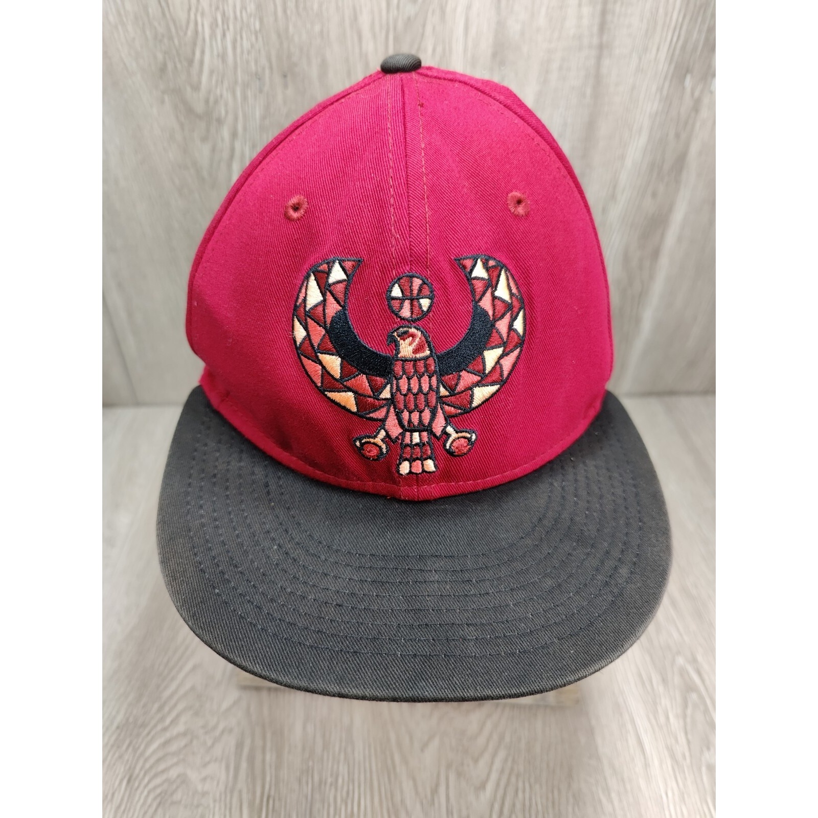 Nike Hat Red Black Eagle Adjustable Snapback Red Cap Lightweight Durable